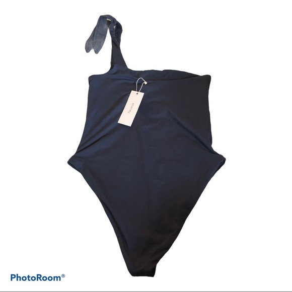 Eberjey So Solid Marion One Piece Comet Blue NWT M - Picture 2 of 6